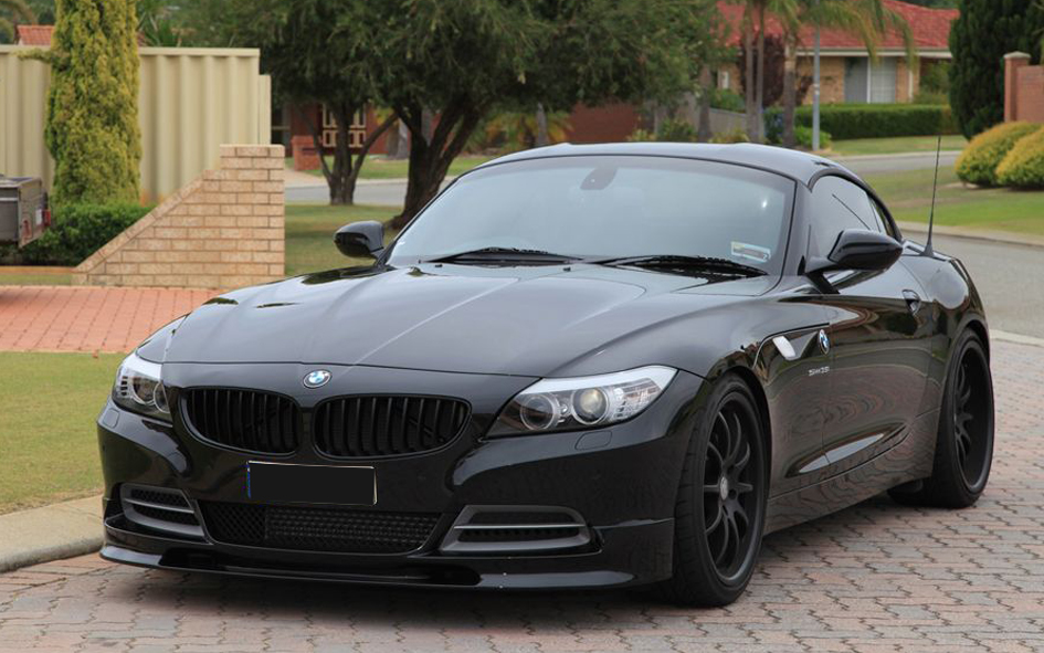 Matte Black BMW E89 Z4 Convertible Coupe Front Grille Grills 09-14